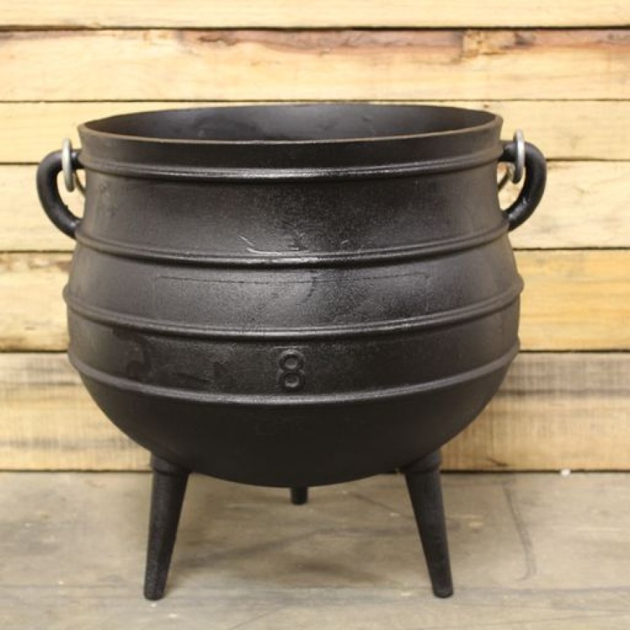 Size 8 Potjie Pot Cauldron Cast Iron Festivals