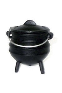 Small Cast Iron Cauldron with Lid – The Ninth House