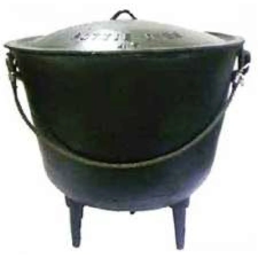 Cast Iron Cauldron Potjie Pot Large Cast Iron Kettles Open 